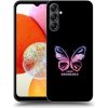 Pouzdro a kryt na mobilní telefon Samsung Picasee silikonové Samsung Galaxy A15 A155F 4G Diamanty Purple černé