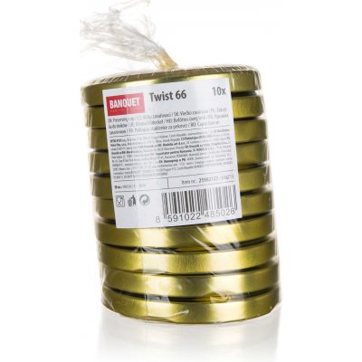 BANQUET víčko TWIST 66 ZLA (10ks) MAT327182 – Zboží Dáma