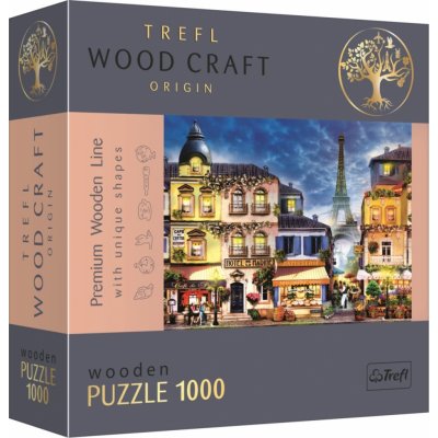 TREFL Wood Craft Origin Francouzská ulice 1000 dílků – Zboží Mobilmania