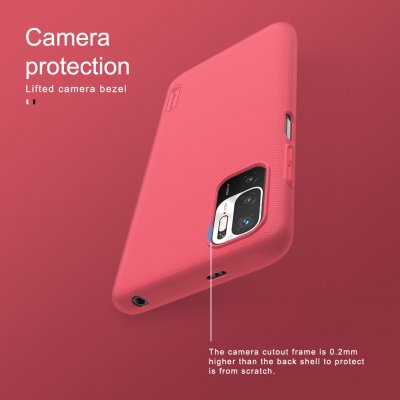 Pouzdro Nillkin Super Frosted Xiaomi Redmi Note 10 5G / POCO M3 Pro 5G, bílé – Zbozi.Blesk.cz