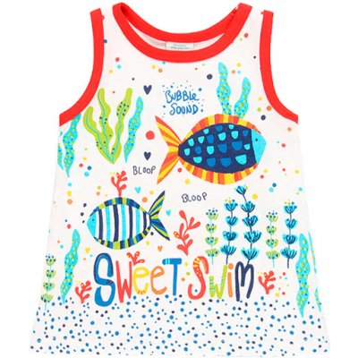 Dívčí bavlněné šaty Boboli barevné rybičky – Zboží Mobilmania