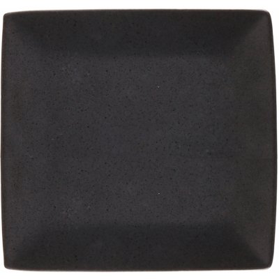 Clay Keramický čtvercový mělký talíř Caviar 27×27 cm, černý – Hledejceny.cz