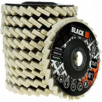Black Lamelový plstěný leštící kotouč 125mm – Zboží Dáma