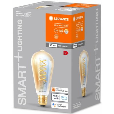 Ledvance SMART+ WiFi E27 8W Edison zlatá 822-850 – Hledejceny.cz