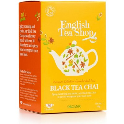 English Tea Shop Černý čaj Chai 20 sáčků – Zboží Mobilmania