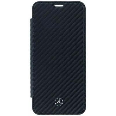 Pouzdro Mercedes - Samsung Galaxy S9 Plus G965 Booklet Case Dynamic Line Carbon - MEFLBKS9LCFBK černé