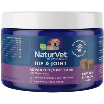 NaturVet HIP & JOINT Advanced Joint Care 70 ks – Hledejceny.cz