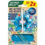 AMBI PUR WC Active gel blok 2 x 45 g vodní květy – Zboží Dáma