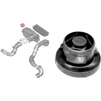 Držák, plast vzduchového filtru ORIGINAL CITROEN-PEUGEOT 1422A3 – Hledejceny.cz