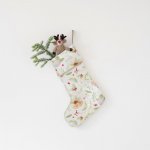 Linen Tales Christmas Print Natural závěsná vánoční dekorace barevná/béžová – Hledejceny.cz