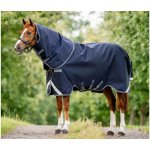 Horseware Výběhová deka Rambo Supreme Vari Layer 1680D s krkem navy thunderstorm grey & silver – Zboží Mobilmania