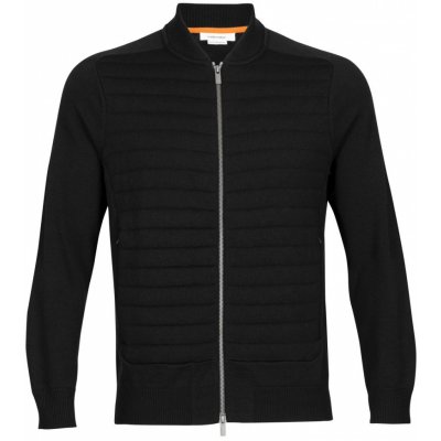 Icebreaker Mens ICL ZoneKnit Insulated Knit Bomber Black – Zboží Mobilmania