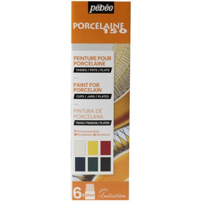 Pébéo Porcelaine Sada barev na porcelán 150 6 × 20 ml I – Zboží Mobilmania