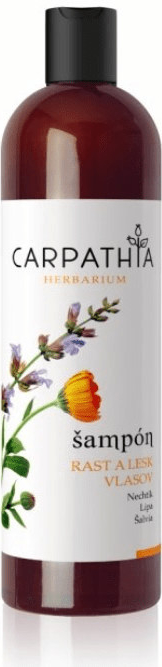 Carpathia Herbarium šampon na růst a lesk vlasů 350 ml