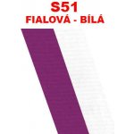 Stuha fialovo-bílá – Hledejceny.cz