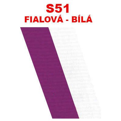 Stuha fialovo-bílá – Hledejceny.cz