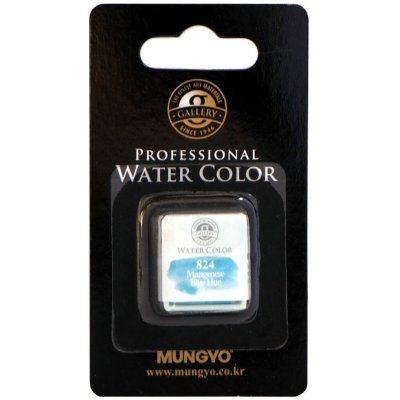 Mungyo Akvarelová barva v půlpánvičce 824 Manganese Blue Hue – Zboží Dáma