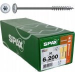 SPAX 251010602005 šroub do dřeva 6 mm 200 mm T-STAR plus ocel WIROX 50 ks – Hledejceny.cz