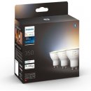 Žárovka Philips Hue Bluetooth LED White Ambiance set 3ks žárovek 8719514342804 GU10 4,3W 350lm 2200-6500K stmívatelné