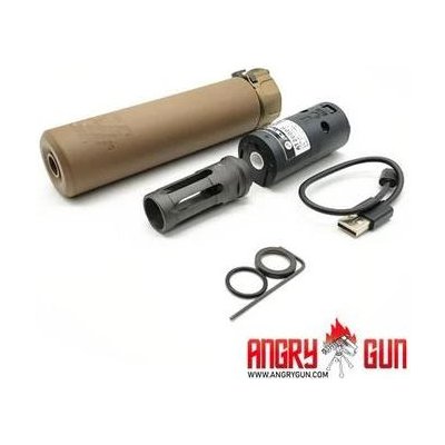 Angry Gun nasvětlovací tlumič QD SOCOM416 s ražením 14 mm Písková – Zboží Mobilmania