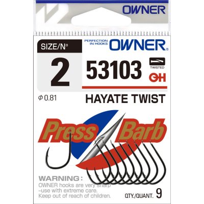 Owner Hayate Twist 53103 vel.2 9ks