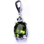 Čištín Stříbrný přívěsek přírodní vltavín P 1245 – Hledejceny.cz