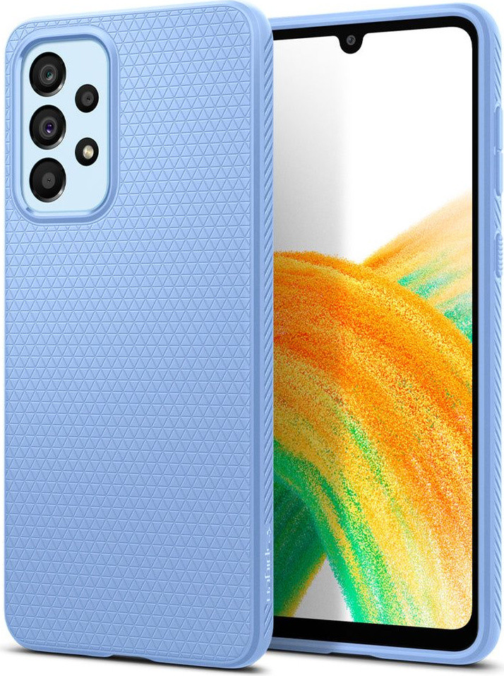 Pouzdro Spigen Liquid Air Samsung Galaxy A33 5G Cream Blue