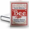 Hrací karty - poker Bicycle Bee Jumbo index Červené