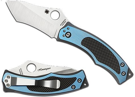 Spyderco Vrango Titanium zavírací nůž s klipem C201TIBLP