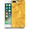 Pouzdro a kryt na mobilní telefon Apple Pouzdro Picasee silikonové Apple iPhone 7 Plus - Gold čiré