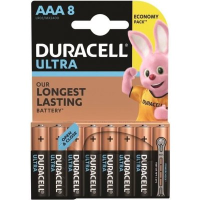 Duracell Ultra Power AAA 8ks MX2400B8 – Zbozi.Blesk.cz