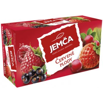 Jemča Červené plody ovocný čaj aromatizovaný 20 x 2 g