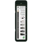 Faber-Castell Akvarelová grafitová tužka Graphite Aquarelle 5 ks plechová krabička 117805 – Zboží Živě