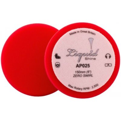 Flexipads Zero Swirl Foam Pad Red Set of 2 150 – Zboží Mobilmania
