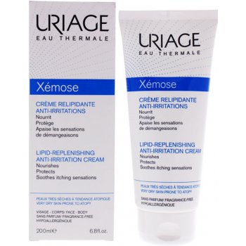 Uriage Xémose relipidační zklidňující krém pro velmi suchou citlivou a atopickou pokožku (Nourishes, Protects, Soothes Itching Sensations) 200 ml