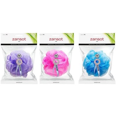 Zansot Středně velká síťovaná houba vícebarevná 3 ks – Zboží Dáma