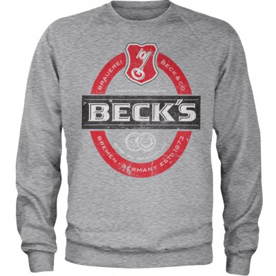 Hybris Sweatshirt Becks Beer šedá