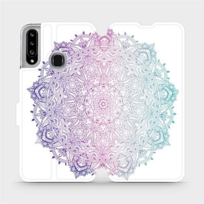 Pouzdro Mobiwear parádní flip Samsung Galaxy A20e - M008S Mandala