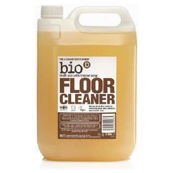 Bio-D čistič na podlahy a parkety s lněným olejem 5 l náhradní kanystr
