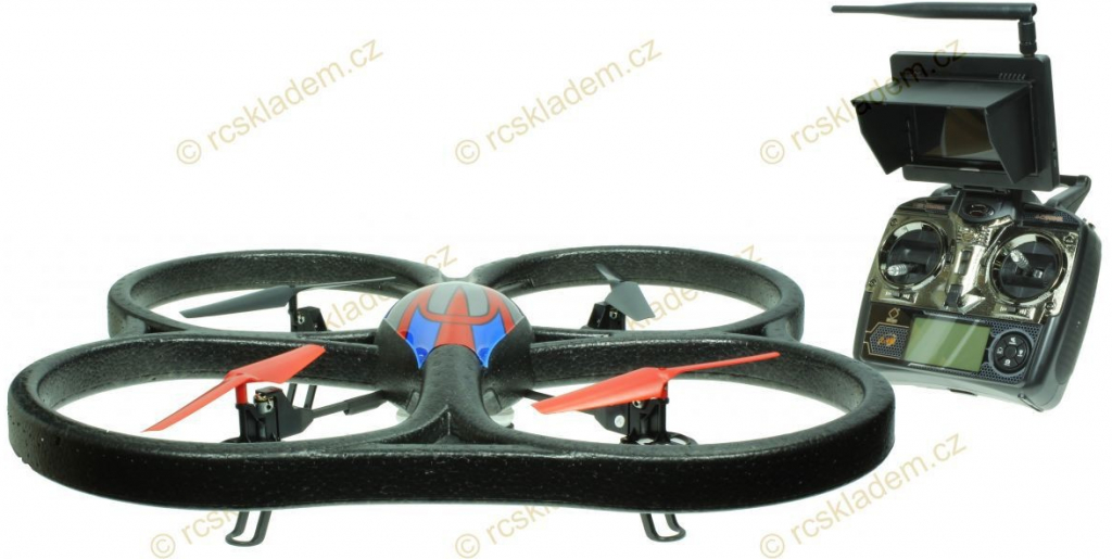 WL Toys V666 SPACE TREK PRO 2 52,5cm s HD kamerou, barometrem a FPV RCskladem_20418694