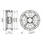 ELEKTRODESIGN Ventilátor TXBR/4-400 C IP44 axiální – Sleviste.cz