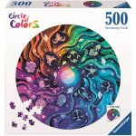 RAVENSBURGER Kulaté Kruh barev Astrologie 500 dílků – Zbozi.Blesk.cz