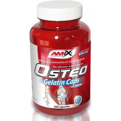 Amix nutrition osteo gelatine + msm 400 kapslí