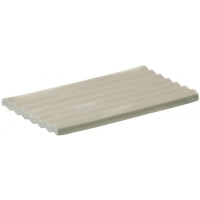 Lübech Living Keramický podnos Wave 26x14 cm sv. hnědý – Zboží Mobilmania