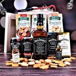 Trezor dárková bedna s potiskem Jack Daniel’s a dobroty – Zboží Mobilmania