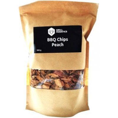 Grill Fanatics Broskev dřevěná štěpka BBQ 500g – HobbyKompas.cz