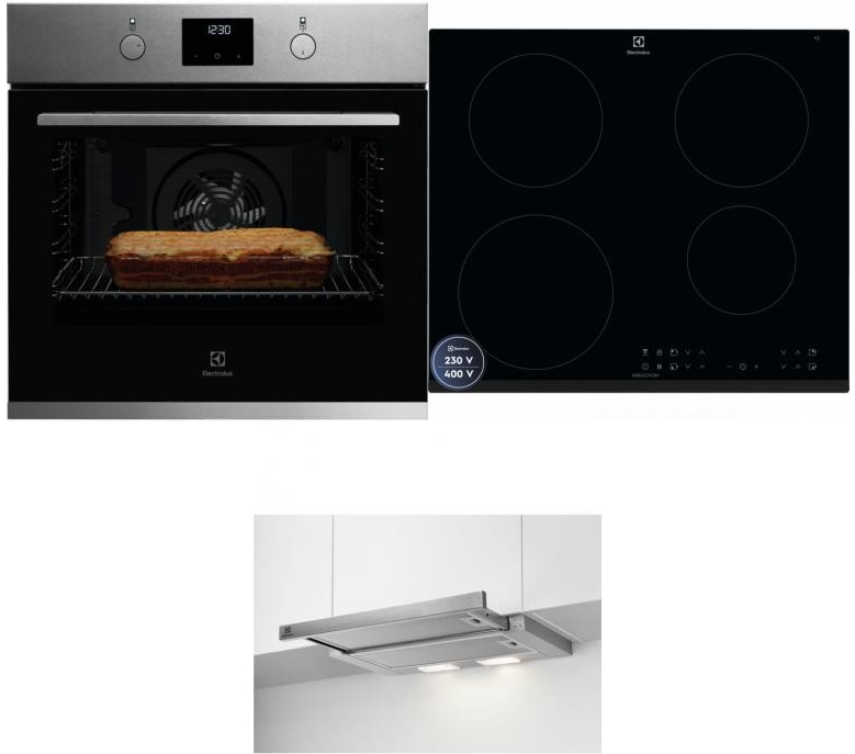 Set Electrolux KOFGH70TX + LIR60433B + LFP326S