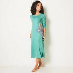 dlouhá košile, potisk Rozety blankytná – Sleviste.cz