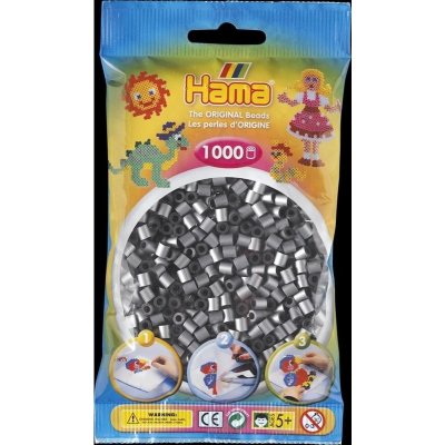 HAMA HAMA H207-62 Hama zažehlovací stříbrné korálky 1000ks MIDI