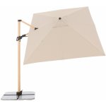 Doppler ALU WOOD 220 x 300 cm - výkyvný zahradní slunečník s boční tyčí s ULTRA UV ochranou 820 – Hledejceny.cz